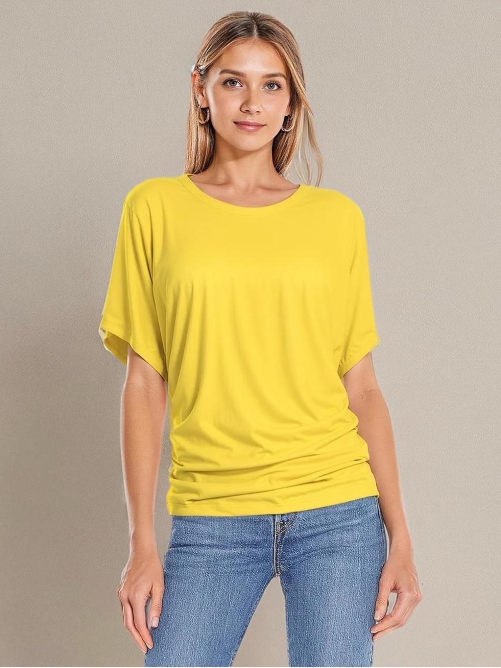 Women’s Boatneck Relaxed Short Sleeve Top